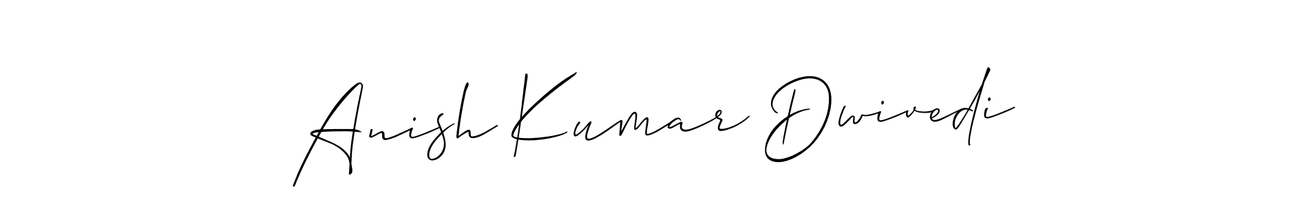 How to Draw Anish Kumar Dwivedi signature style? Allison_Script is a latest design signature styles for name Anish Kumar Dwivedi. Anish Kumar Dwivedi signature style 2 images and pictures png