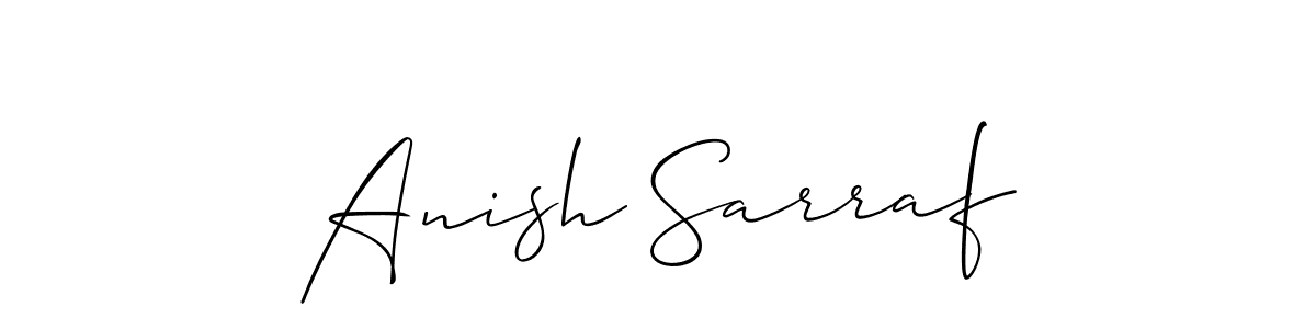 How to Draw Anish Sarraf signature style? Allison_Script is a latest design signature styles for name Anish Sarraf. Anish Sarraf signature style 2 images and pictures png