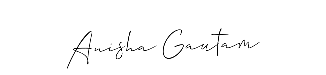 You can use this online signature creator to create a handwritten signature for the name Anisha Gautam. This is the best online autograph maker. Anisha Gautam signature style 2 images and pictures png