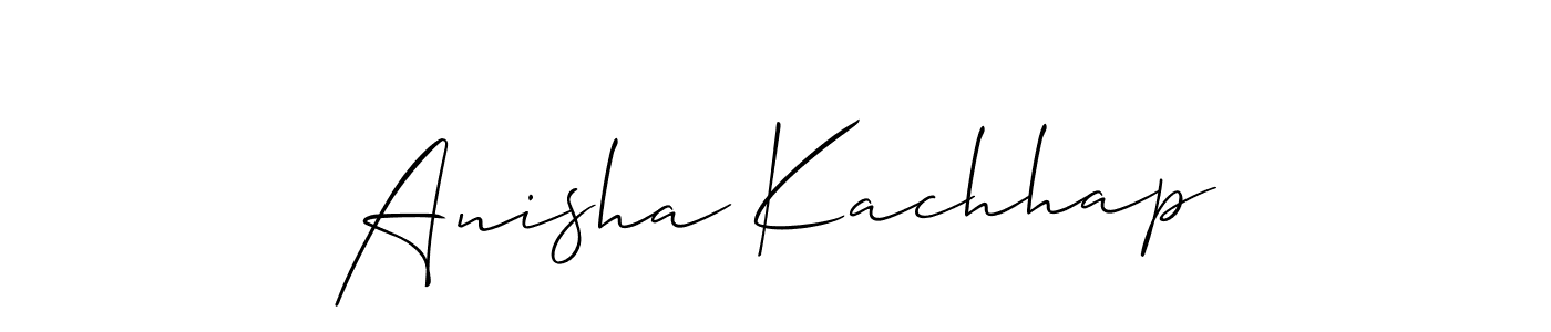 Here are the top 10 professional signature styles for the name Anisha Kachhap. These are the best autograph styles you can use for your name. Anisha Kachhap signature style 2 images and pictures png
