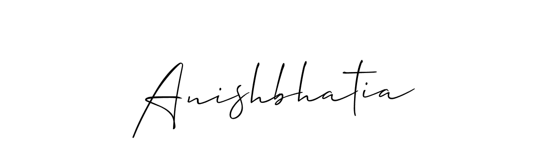 You can use this online signature creator to create a handwritten signature for the name Anishbhatia. This is the best online autograph maker. Anishbhatia signature style 2 images and pictures png