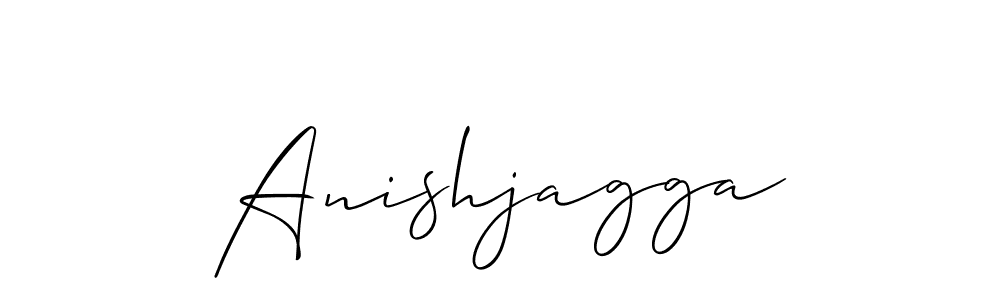 It looks lik you need a new signature style for name Anishjagga. Design unique handwritten (Allison_Script) signature with our free signature maker in just a few clicks. Anishjagga signature style 2 images and pictures png