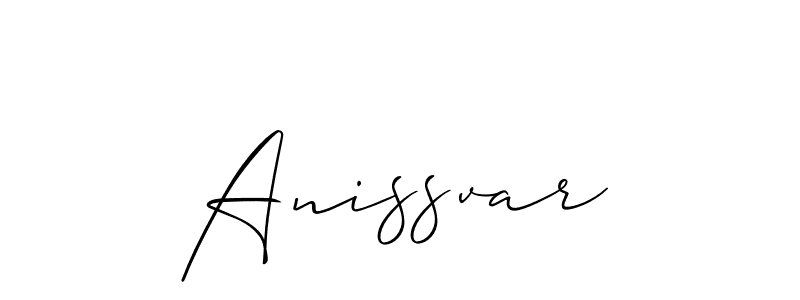 Anissvar stylish signature style. Best Handwritten Sign (Allison_Script) for my name. Handwritten Signature Collection Ideas for my name Anissvar. Anissvar signature style 2 images and pictures png