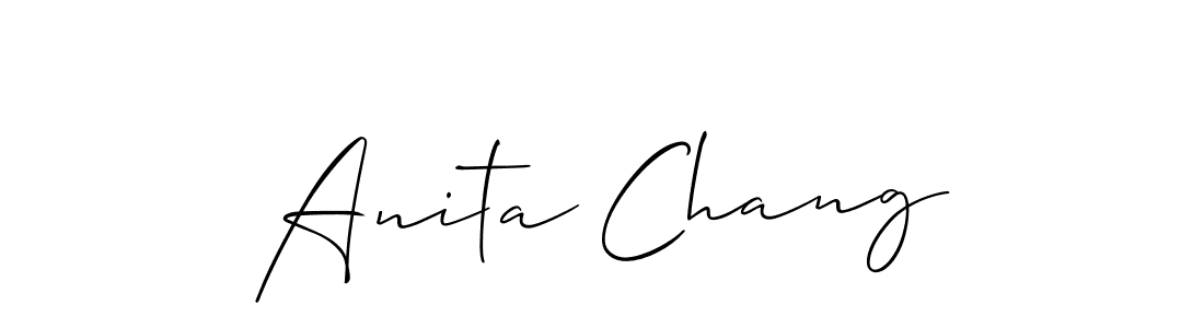 Also we have Anita Chang name is the best signature style. Create professional handwritten signature collection using Allison_Script autograph style. Anita Chang signature style 2 images and pictures png
