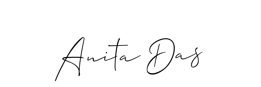 It looks lik you need a new signature style for name Anita Das. Design unique handwritten (Allison_Script) signature with our free signature maker in just a few clicks. Anita Das signature style 2 images and pictures png