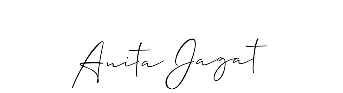 This is the best signature style for the Anita Jagat name. Also you like these signature font (Allison_Script). Mix name signature. Anita Jagat signature style 2 images and pictures png