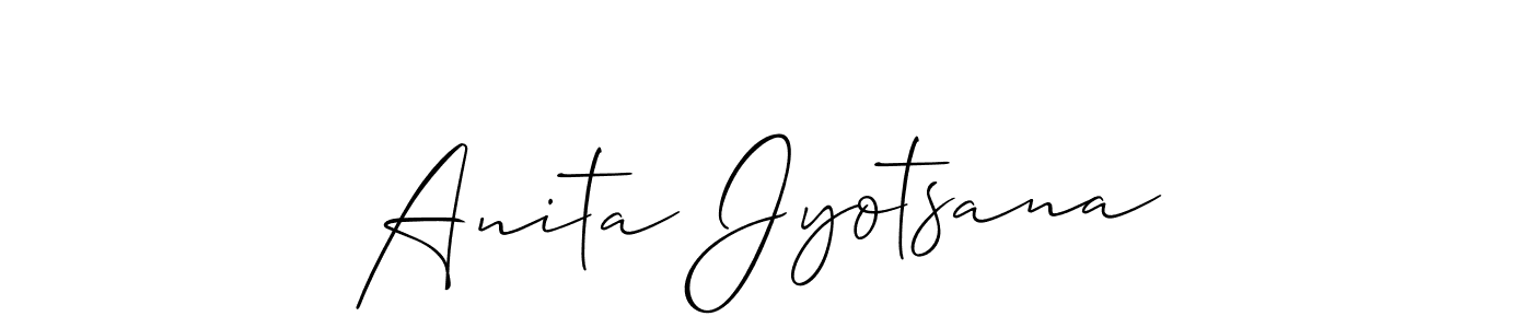 See photos of Anita Jyotsana official signature by Spectra . Check more albums & portfolios. Read reviews & check more about Allison_Script font. Anita Jyotsana signature style 2 images and pictures png