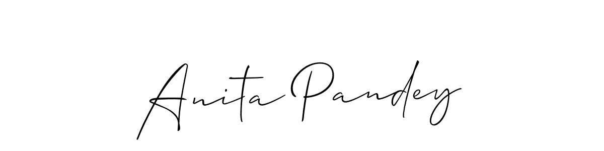 How to Draw Anita Pandey signature style? Allison_Script is a latest design signature styles for name Anita Pandey. Anita Pandey signature style 2 images and pictures png