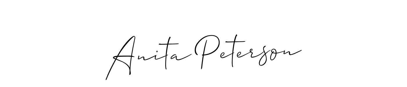 See photos of Anita Peterson official signature by Spectra . Check more albums & portfolios. Read reviews & check more about Allison_Script font. Anita Peterson signature style 2 images and pictures png