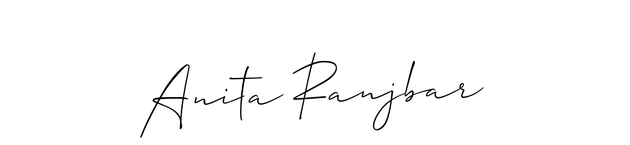How to Draw Anita Ranjbar signature style? Allison_Script is a latest design signature styles for name Anita Ranjbar. Anita Ranjbar signature style 2 images and pictures png