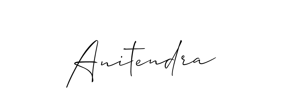 Once you've used our free online signature maker to create your best signature Allison_Script style, it's time to enjoy all of the benefits that Anitendra name signing documents. Anitendra signature style 2 images and pictures png