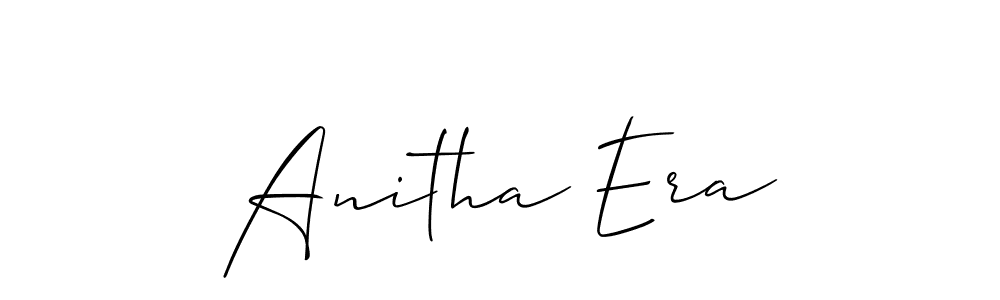 See photos of Anitha Era official signature by Spectra . Check more albums & portfolios. Read reviews & check more about Allison_Script font. Anitha Era signature style 2 images and pictures png