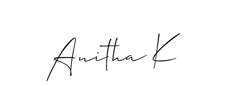 See photos of Anitha K official signature by Spectra . Check more albums & portfolios. Read reviews & check more about Allison_Script font. Anitha K signature style 2 images and pictures png