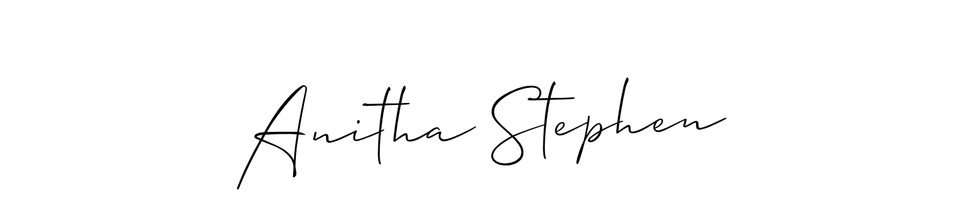 Check out images of Autograph of Anitha Stephen name. Actor Anitha Stephen Signature Style. Allison_Script is a professional sign style online. Anitha Stephen signature style 2 images and pictures png