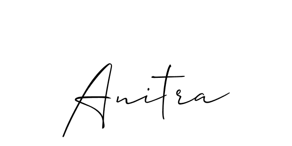 Anitra stylish signature style. Best Handwritten Sign (Allison_Script) for my name. Handwritten Signature Collection Ideas for my name Anitra. Anitra signature style 2 images and pictures png