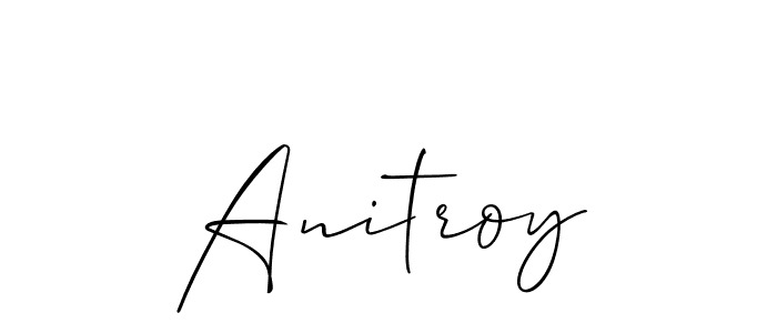 Once you've used our free online signature maker to create your best signature Allison_Script style, it's time to enjoy all of the benefits that Anitroy name signing documents. Anitroy signature style 2 images and pictures png