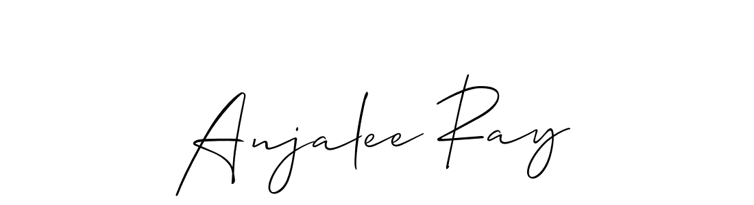 Best and Professional Signature Style for Anjalee Ray. Allison_Script Best Signature Style Collection. Anjalee Ray signature style 2 images and pictures png