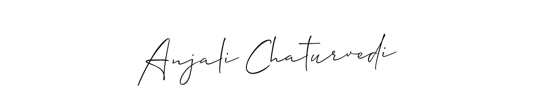 Best and Professional Signature Style for Anjali Chaturvedi. Allison_Script Best Signature Style Collection. Anjali Chaturvedi signature style 2 images and pictures png