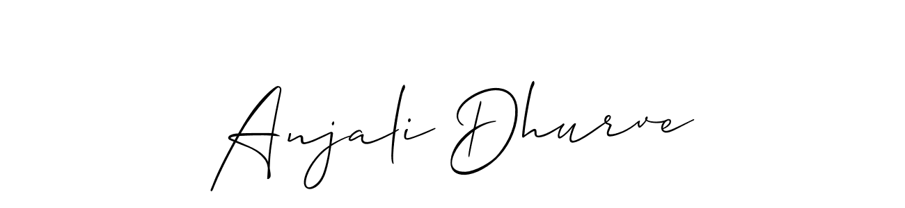 Make a beautiful signature design for name Anjali Dhurve. Use this online signature maker to create a handwritten signature for free. Anjali Dhurve signature style 2 images and pictures png