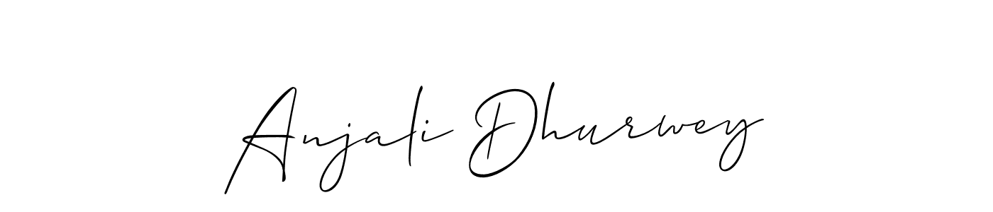 How to Draw Anjali Dhurwey signature style? Allison_Script is a latest design signature styles for name Anjali Dhurwey. Anjali Dhurwey signature style 2 images and pictures png