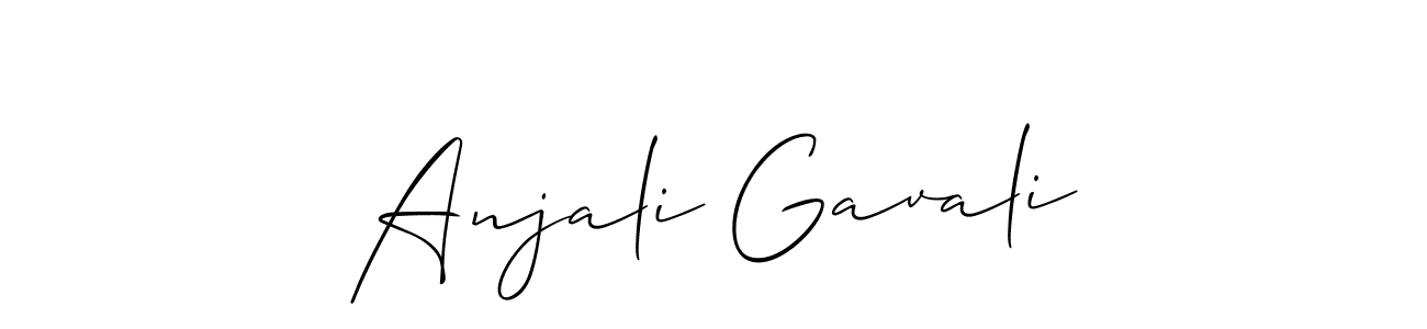 Make a beautiful signature design for name Anjali Gavali. Use this online signature maker to create a handwritten signature for free. Anjali Gavali signature style 2 images and pictures png