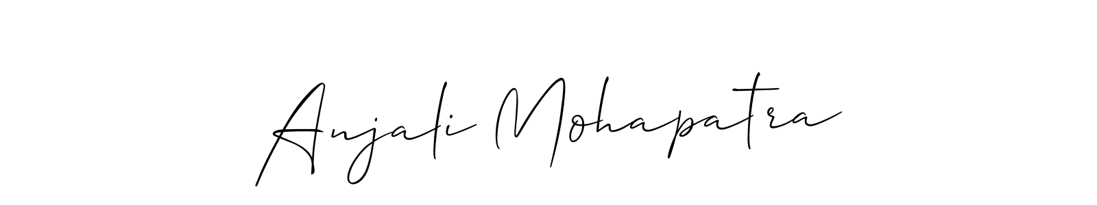 Here are the top 10 professional signature styles for the name Anjali Mohapatra. These are the best autograph styles you can use for your name. Anjali Mohapatra signature style 2 images and pictures png