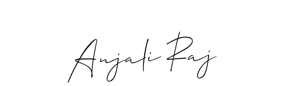 Also we have Anjali Raj name is the best signature style. Create professional handwritten signature collection using Allison_Script autograph style. Anjali Raj signature style 2 images and pictures png