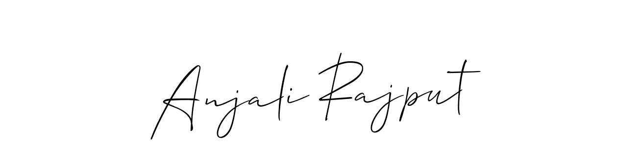 Similarly Allison_Script is the best handwritten signature design. Signature creator online .You can use it as an online autograph creator for name Anjali Rajput. Anjali Rajput signature style 2 images and pictures png