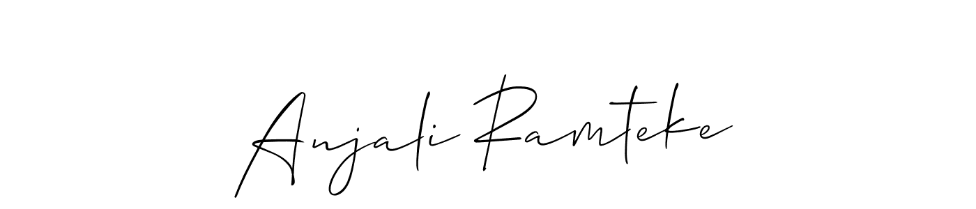 How to Draw Anjali Ramteke signature style? Allison_Script is a latest design signature styles for name Anjali Ramteke. Anjali Ramteke signature style 2 images and pictures png