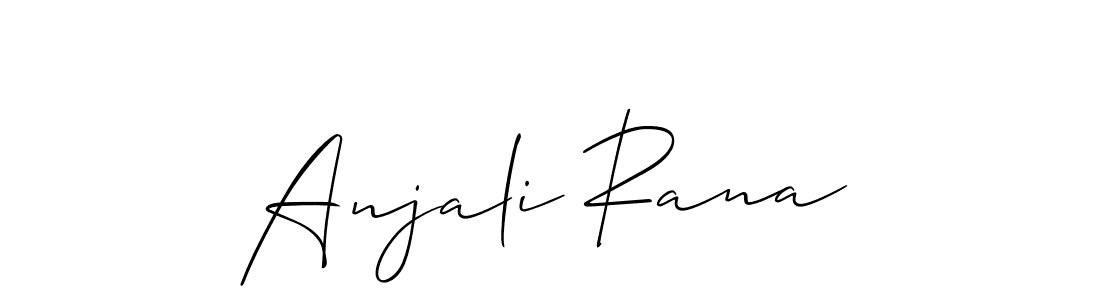 It looks lik you need a new signature style for name Anjali Rana. Design unique handwritten (Allison_Script) signature with our free signature maker in just a few clicks. Anjali Rana signature style 2 images and pictures png