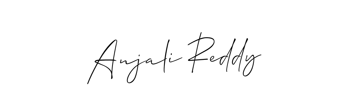 Also You can easily find your signature by using the search form. We will create Anjali Reddy name handwritten signature images for you free of cost using Allison_Script sign style. Anjali Reddy signature style 2 images and pictures png