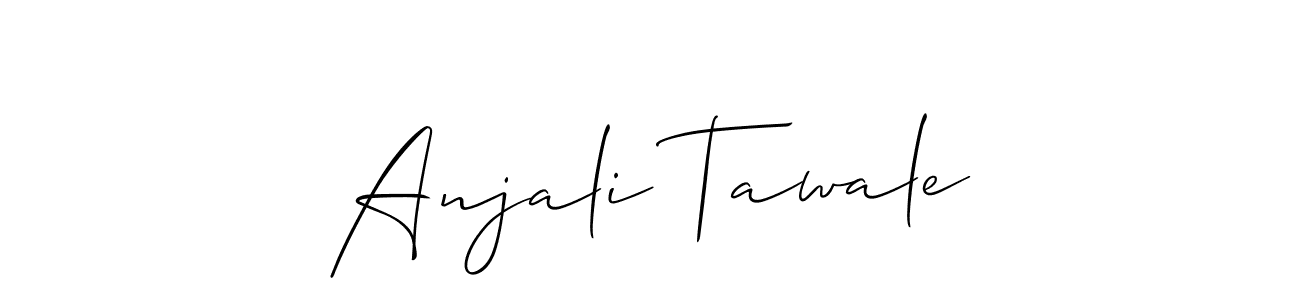 It looks lik you need a new signature style for name Anjali Tawale. Design unique handwritten (Allison_Script) signature with our free signature maker in just a few clicks. Anjali Tawale signature style 2 images and pictures png