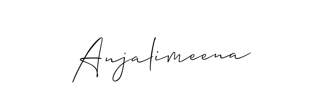 You can use this online signature creator to create a handwritten signature for the name Anjalimeena. This is the best online autograph maker. Anjalimeena signature style 2 images and pictures png