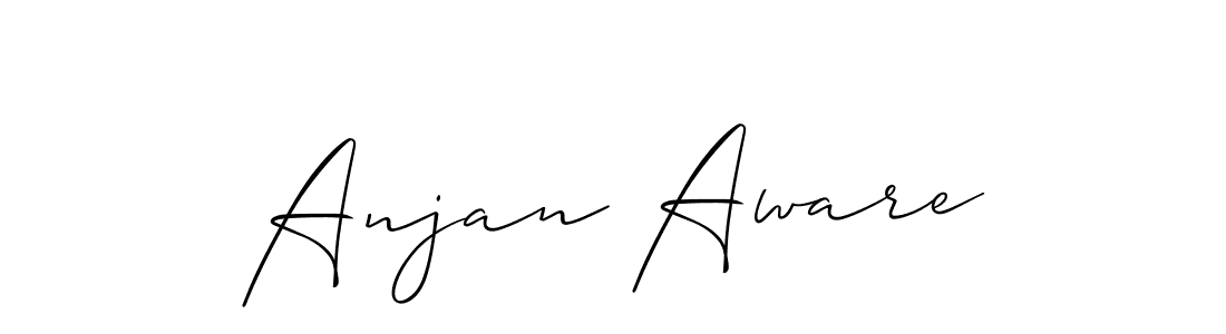 How to Draw Anjan Aware signature style? Allison_Script is a latest design signature styles for name Anjan Aware. Anjan Aware signature style 2 images and pictures png