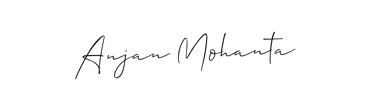 if you are searching for the best signature style for your name Anjan Mohanta. so please give up your signature search. here we have designed multiple signature styles  using Allison_Script. Anjan Mohanta signature style 2 images and pictures png