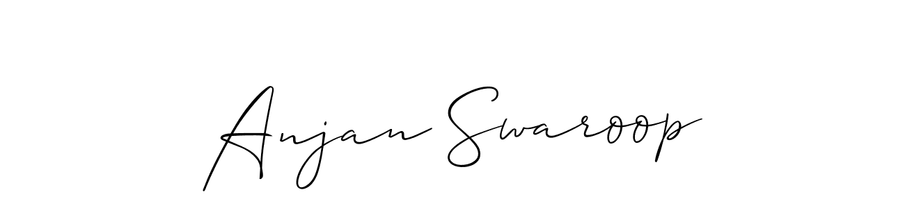Best and Professional Signature Style for Anjan Swaroop. Allison_Script Best Signature Style Collection. Anjan Swaroop signature style 2 images and pictures png