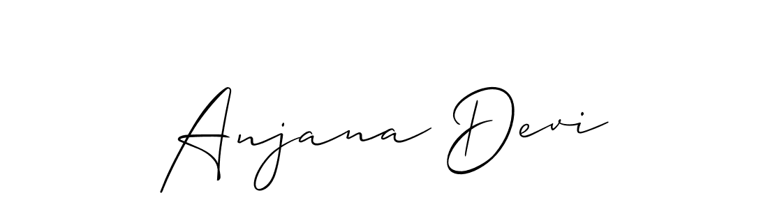 Also You can easily find your signature by using the search form. We will create Anjana Devi name handwritten signature images for you free of cost using Allison_Script sign style. Anjana Devi signature style 2 images and pictures png