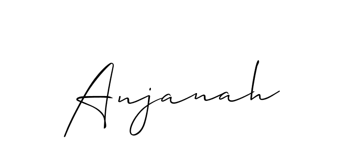 Make a beautiful signature design for name Anjanah. Use this online signature maker to create a handwritten signature for free. Anjanah signature style 2 images and pictures png