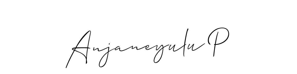 Best and Professional Signature Style for Anjaneyulu P. Allison_Script Best Signature Style Collection. Anjaneyulu P signature style 2 images and pictures png