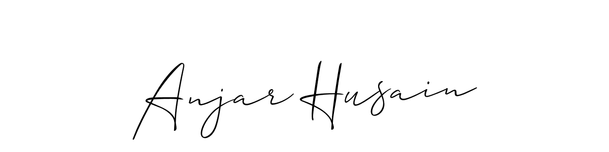 Make a beautiful signature design for name Anjar Husain. Use this online signature maker to create a handwritten signature for free. Anjar Husain signature style 2 images and pictures png