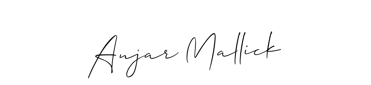 Check out images of Autograph of Anjar Mallick name. Actor Anjar Mallick Signature Style. Allison_Script is a professional sign style online. Anjar Mallick signature style 2 images and pictures png