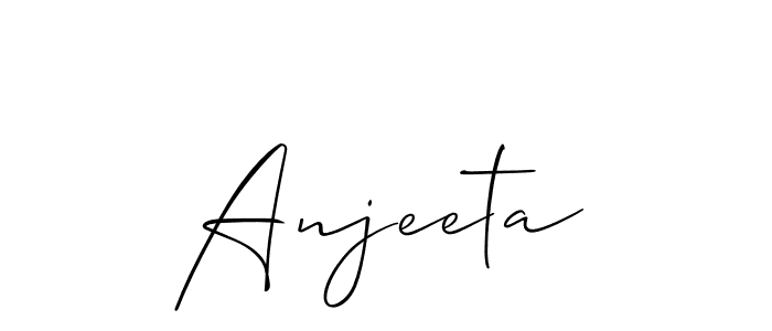 Once you've used our free online signature maker to create your best signature Allison_Script style, it's time to enjoy all of the benefits that Anjeeta name signing documents. Anjeeta signature style 2 images and pictures png