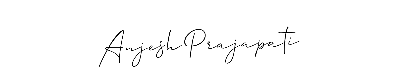 Once you've used our free online signature maker to create your best signature Allison_Script style, it's time to enjoy all of the benefits that Anjesh Prajapati name signing documents. Anjesh Prajapati signature style 2 images and pictures png
