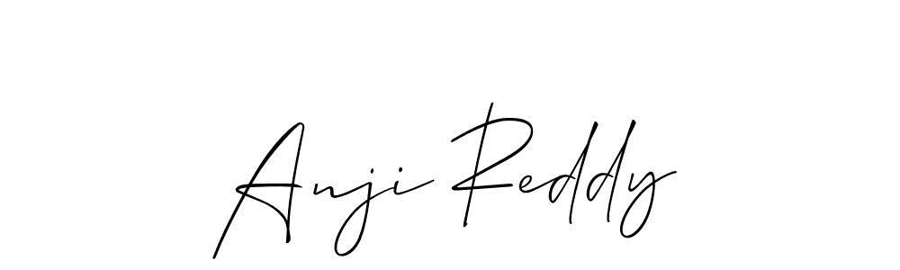Design your own signature with our free online signature maker. With this signature software, you can create a handwritten (Allison_Script) signature for name Anji Reddy. Anji Reddy signature style 2 images and pictures png