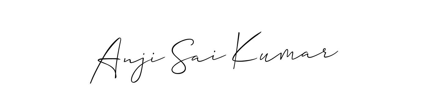 Anji Sai Kumar stylish signature style. Best Handwritten Sign (Allison_Script) for my name. Handwritten Signature Collection Ideas for my name Anji Sai Kumar. Anji Sai Kumar signature style 2 images and pictures png