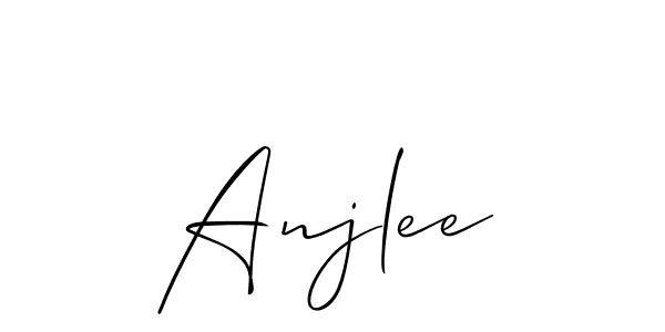 if you are searching for the best signature style for your name Anjlee. so please give up your signature search. here we have designed multiple signature styles  using Allison_Script. Anjlee signature style 2 images and pictures png