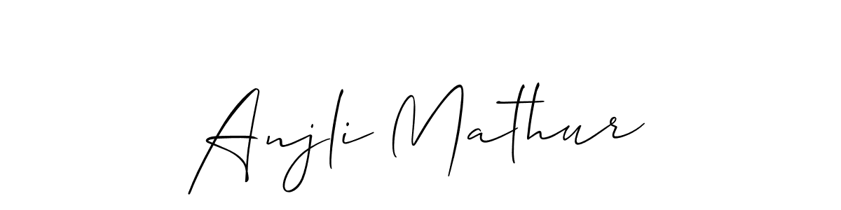 Here are the top 10 professional signature styles for the name Anjli Mathur. These are the best autograph styles you can use for your name. Anjli Mathur signature style 2 images and pictures png