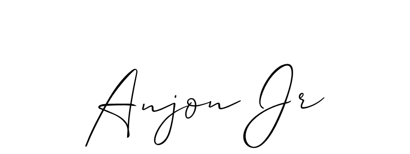Similarly Allison_Script is the best handwritten signature design. Signature creator online .You can use it as an online autograph creator for name Anjon Jr. Anjon Jr signature style 2 images and pictures png