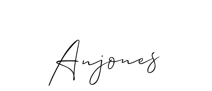 Similarly Allison_Script is the best handwritten signature design. Signature creator online .You can use it as an online autograph creator for name Anjones. Anjones signature style 2 images and pictures png