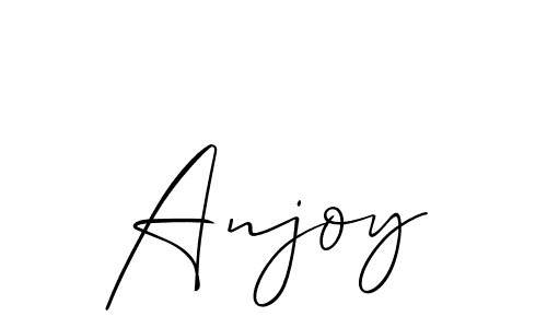 Once you've used our free online signature maker to create your best signature Allison_Script style, it's time to enjoy all of the benefits that Anjoy name signing documents. Anjoy signature style 2 images and pictures png